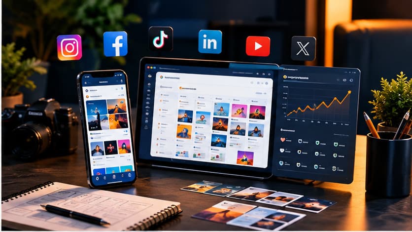 Social Media Marketing illustration